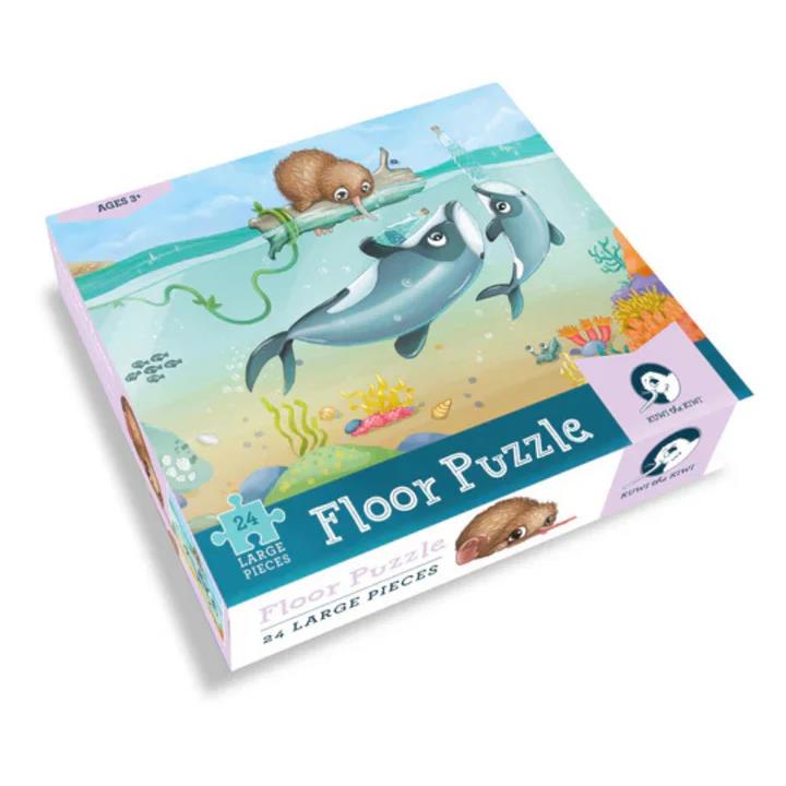 Maui Dolpin Mischief 24 piece Laminated Floor Puzzle