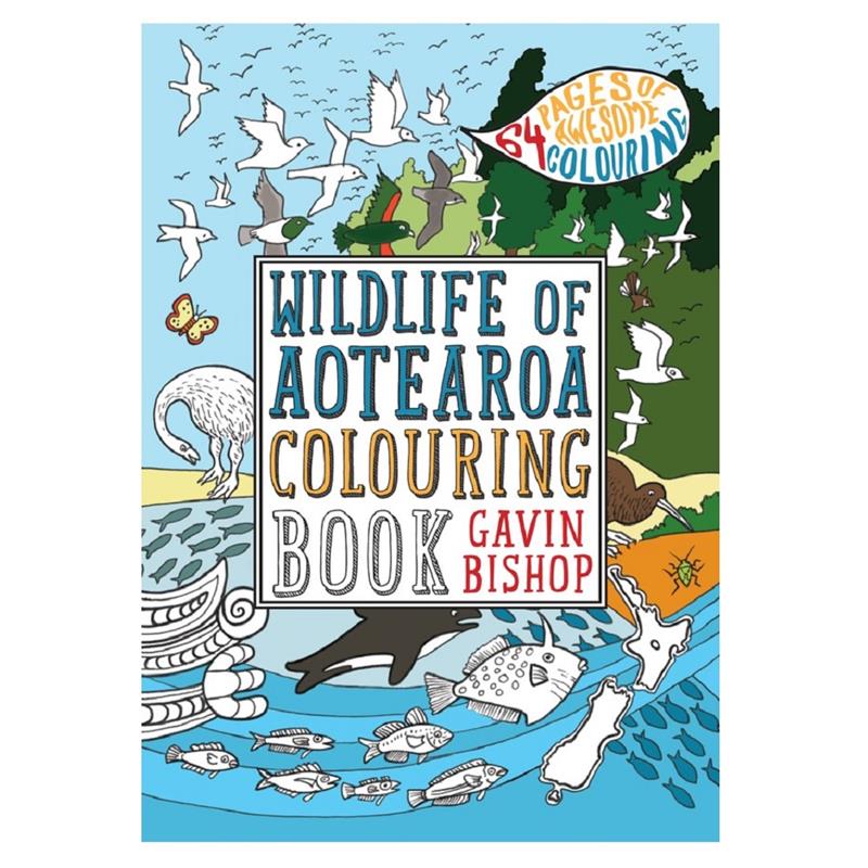 Wildlife of Aotearoa Colouring Book