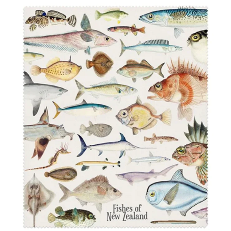 Fishes of NZ lens cloth