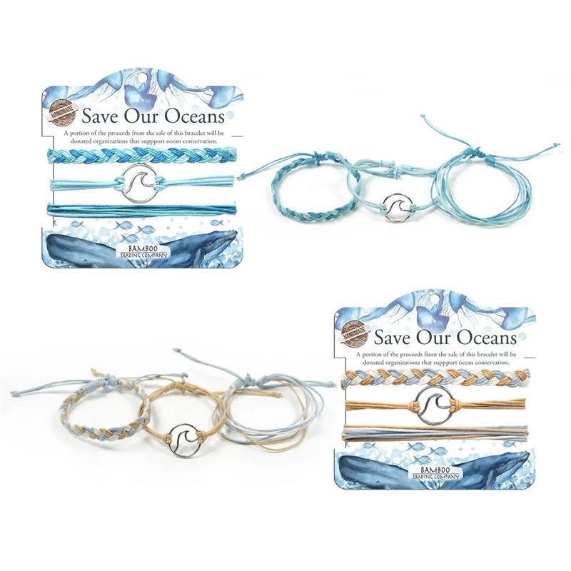 Save our oceans bracelets
