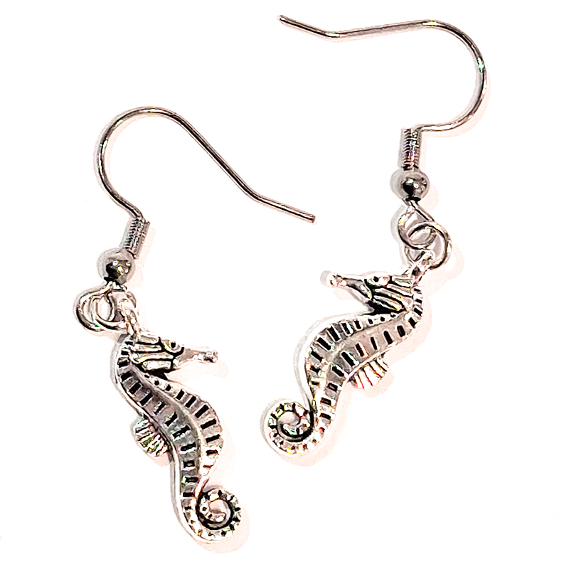 Seahorse Charm Earrings