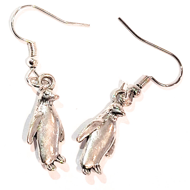 Penguin Charm Earrings