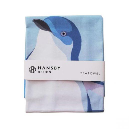 Hansby Design Blue Penguin Teatowel