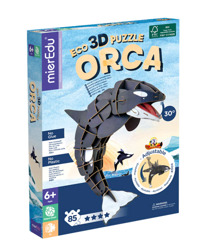 Eco 3D Puzzle - Orca