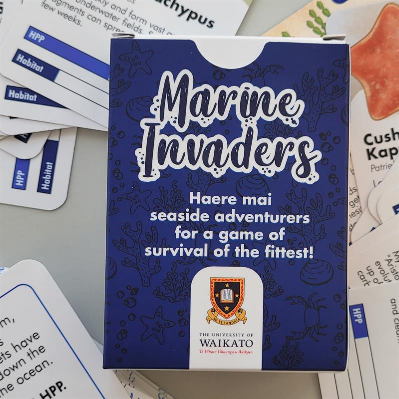 Marine Invaders Card Game