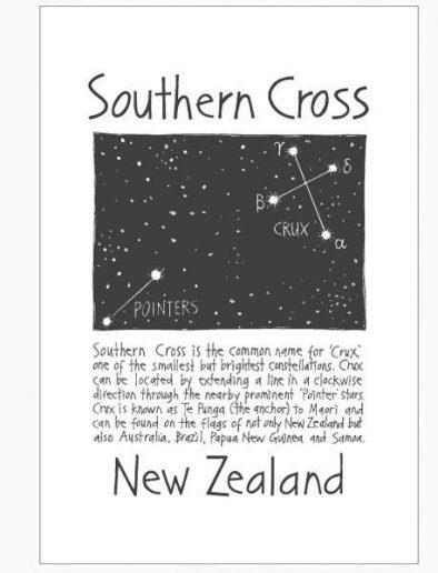 Southern Cross Tea Towel