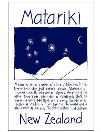 Matariki Tea Towel