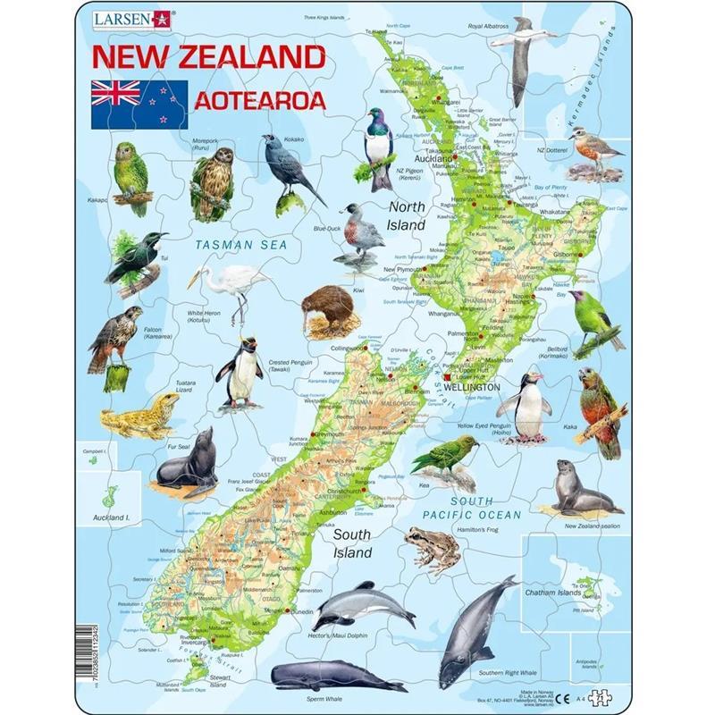 Map of NZ Puzzle