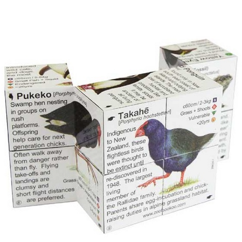 NZ Wildlife Cube Book