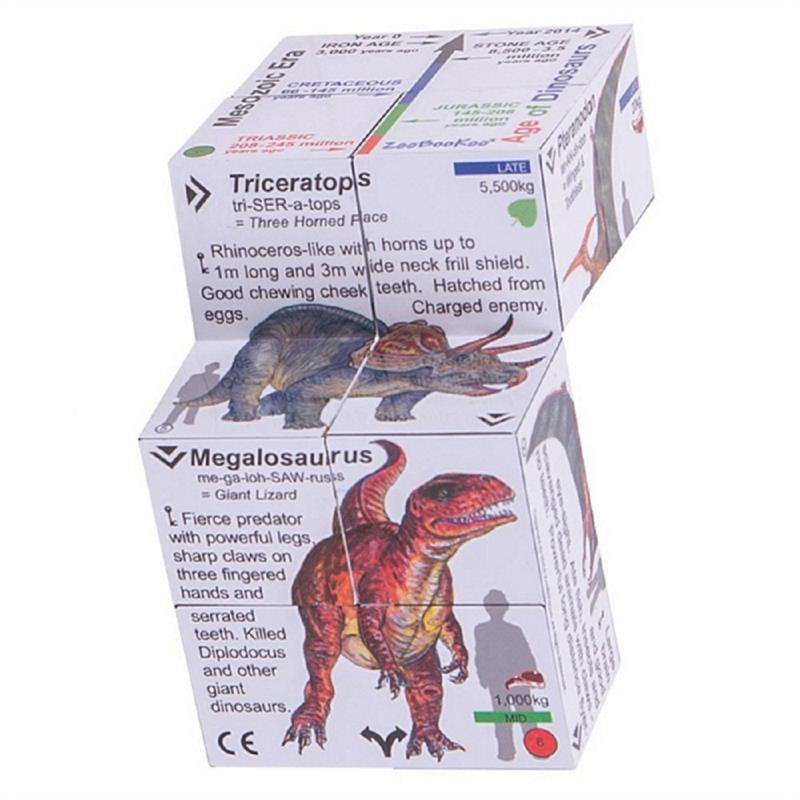 Dinosaurs Cube Book