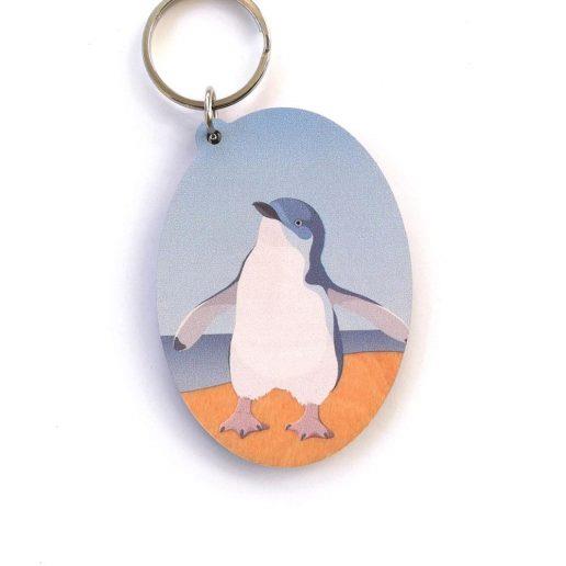 Hansby Design Blue Penguin Keyring