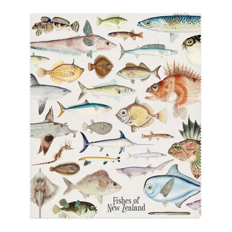 Fishes of NZ lens cloth