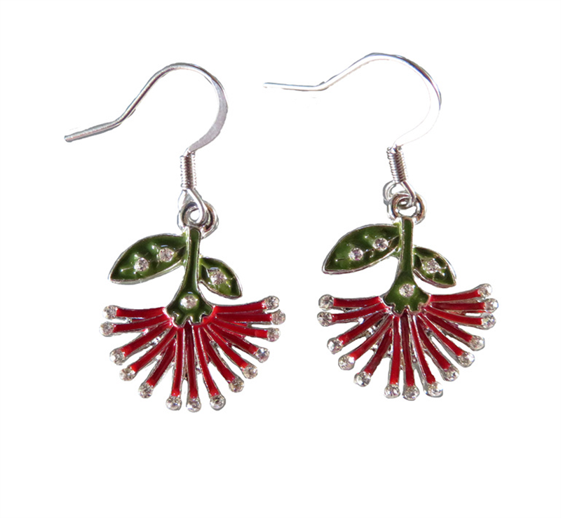 Pohutukawa Earrings