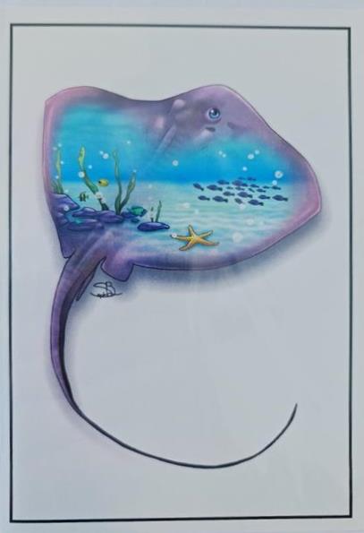 Greeting Card Stingray