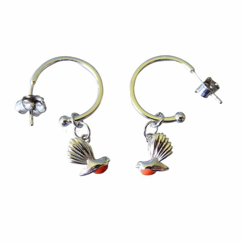 Fantail Hoop Earrings