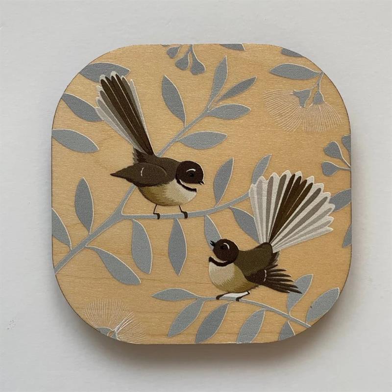 Fantail Pair Coaster