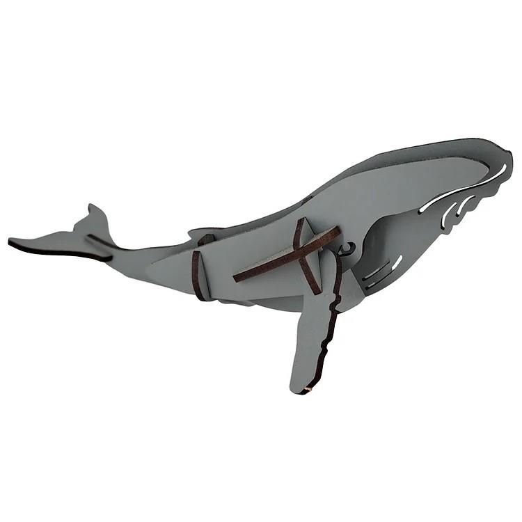 Humpback Whale Flatpack - Grey