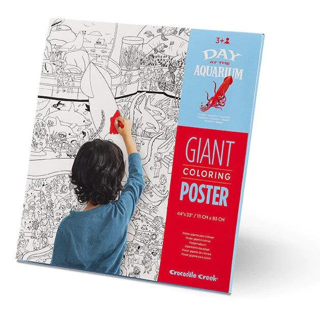 Aquarium Giant Colouring Poster